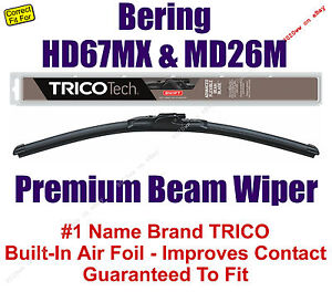 Wiper Premium Beam Blade - fits 2000 Bering HD67MX & MD26M (Qty 1) - 19220