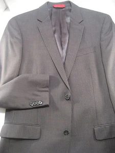 Alfani RED Gray Micro Stripe All Season Mens 2-Button Sports Coat Size 40L - Picture 1 of 1