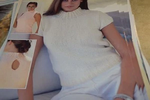 Sirdar Knitting Pattern 5998 Romance Sweater 32-42 - Foto 1 di 1