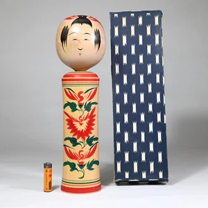 Master TAKEO TAKAHASHI Kokeshi NARUKO, Firmado Japón Años 70 - GRANDE 12" - COMO NUEVO - Imagen 1 de 20