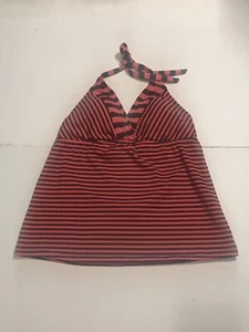 Mossimo Swimsuit Top Size M Pink & Blue 1597 - Picture 1 of 8