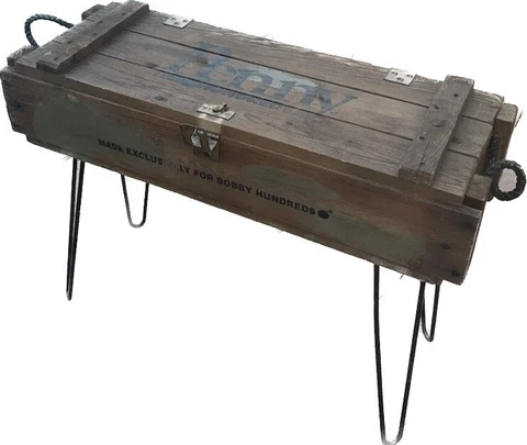 Exclusive The Hundreds Penny Skateboards Wooden Trunk Crate Coffee Table Rustic Cover