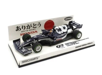 447212722 MINICHAMPS 1:43 Scuderia AlphaTauri AT2 Yuki Tsunoda Turkish GP2021 - Image 1 of 2