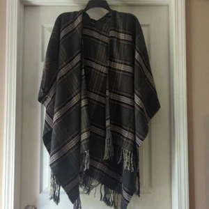 Karierte Wickeljacke Einheitsgröße - Bild 1 von 3
