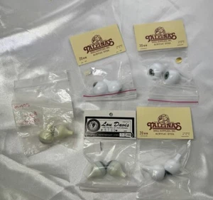 Lot of 5 Acrylic Baby Reborn Eyes 20mm Tallina’s Doll Supplies & Lou Davis NEW - Picture 1 of 12