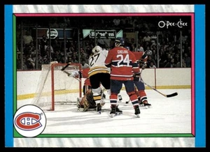 1989-90 O-Pee-Chee Montreal Canadiens Montreal Canadiens #307 - Imagen 1 de 2