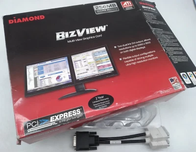 Diamond BizView BV360 Multi-View ATI Radeon Graphics 256MB DDR3 PCI Express x16 - Image 1 of 4