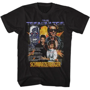 Camiseta para hombre Schwarzenegger póster de la película Terminator año de oscuridad 2029 - Imagen 1 de 3