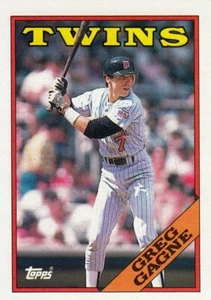 Greg Gagne #343 Topps Baseball Trading Card Twins - Picture 1 of 2
