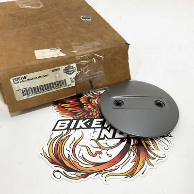 Genuine Harley 2021 Up Pan America Alternator Charcoal Metallic Cover 25701107 - Image 1 of 2