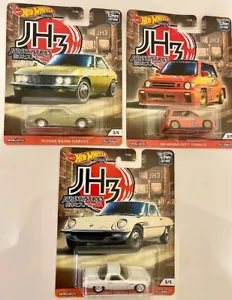 HOT WHEELS Japanese Historics JH3 2020 SET OF 3 - Nissan, Mazda & Honda JDM - Picture 1 of 5