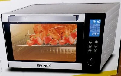 IRVINGS IOVE5501D 55L Backofen Grill Pizza Drehspieß 250°C 120Min Touch Screen - Bild 1 von 4