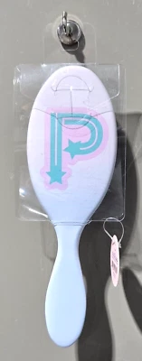 More Than Magic Girls' Monogram P Oval Cushioned Light Blue Hair Brush - Image 1 of 4