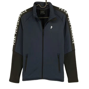 Peak Performance Junior Navy Blue Rider Full Zip Jacket Size 170 cm - Picture 1 of 10