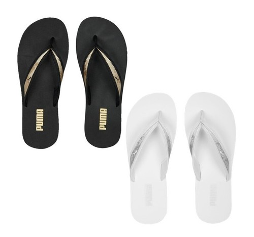 Sandali ciabatte da bagno Puma donna Sandy Flip Space Metallics taglia dalla 37 alla 42 nuovi