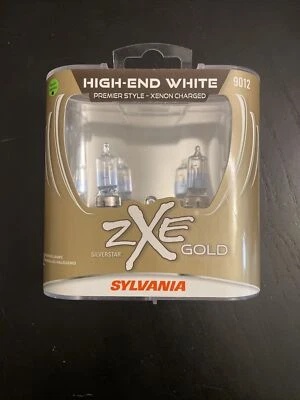 Sylvania Silverstar ZXE GOLD 9012 9012SZG.PB2 Pair Set Headlight Bulbs NEW - Image 1 of 2