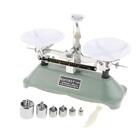 200 Gram Table Mechanical Balance Scale with 6 Weights School Physics Teaching