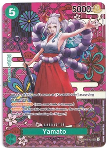 One Piece OP01-121 Yamato SEC SP - TCG English Card MINT  - Picture 1 of 2