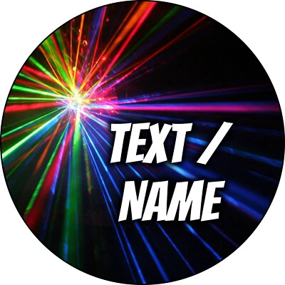 Laser Tag Tortenbild essbar Party Deko personalisiert Wunschtext Geburtstag Name - Bild 1 von 4