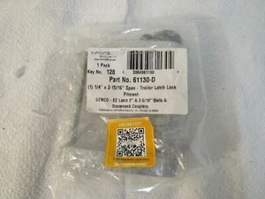 Infinite Rule Security Trailer Latch Lock for Demco EZ Latch P/N 61130-D - Picture 1 of 5