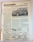 Hillman Husky and Commer Cob Original Motor Trader Service Datenblatt Nr. 315