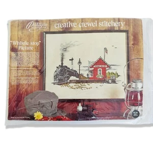 PARAGON Train Crewel Kit Whistle Stop #0217 von Carole & Don Henning Vintage *NOS* - Bild 1 von 11