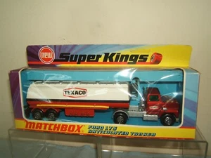 MATCHBOX SUPERKINGS No. K-16 FORD LTS ARTICULATED TANKER " TEXACO " MIB - Picture 1 of 1