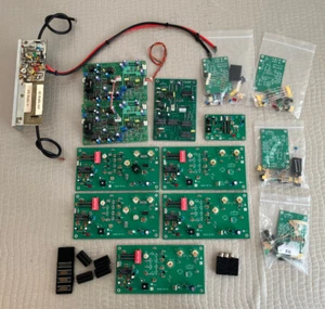 Joblot of FM broadcast modules, TX's, RDS's, limiters, stereo encoder and amp - Zdjęcie 1 z 8