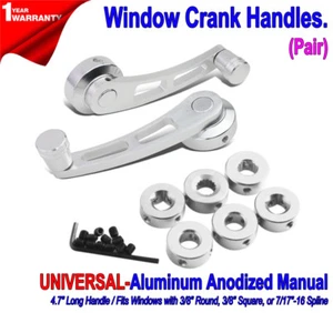 MITSUBISHI L200 MIGHTY MAX DODGE RAM 87-93 ALUMINUM ANODIZED WINDOW HANDLE CRANK - Picture 1 of 10