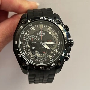 Casio Edifice EF-550 1/20 Second 3-D Chronograph Tachymeter Racing Watch Nice! - Picture 1 of 11