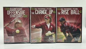 Patty Gasso & Lombardi Coaching Softball 3 DVD Lot Offensive Change Up Rise Ball - Picture 1 of 4