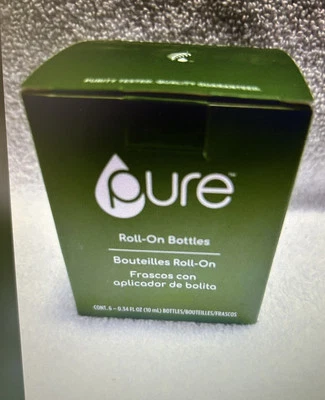 Botellas enrollables Melaleuca Pure 6 paquetes mezcla personalizada a prueba de desorden ideal 10 ml ea NUEVO Foto 1 de 4