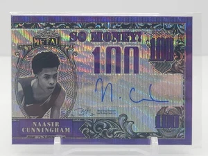 NAASIR CUNNINGHAM 2022 LEAF METAL SO MONEY AUTOGRAPH AUTO! #18/25! SP! - Picture 1 of 2