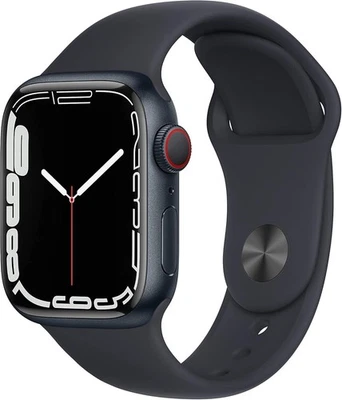 Apple Watch Series 7 - Aluminium - 45MM - Midnight Black - 4G - A2477 - Bild 1 von 4