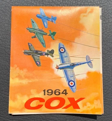 1964 COX GAS ENGINE MODEL TETHER CAR AIRPLANE VINTAGE CATALOG & PRICE LIST - Image 1 of 4