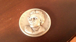 Medallic Art Co.  Andrew Jackson  .999+ Silver Medal 25 Grams / .8 Oz.  #TT 6 - Picture 1 of 2