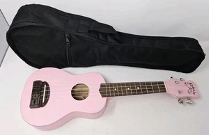 Kohala Ukulele Pink Musical Instrument KT-SPI Excellent w/ Soft Case Tiki  - Picture 1 of 24