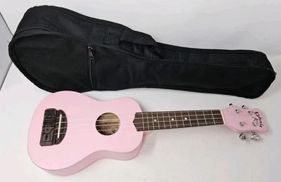 Kohala Ukulele Pink Musical Instrument KT-SPI Excellent w/ Soft Case Tiki  - Image 1 of 4