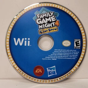 Family Game Night 4 The Game Show (Nintendo Wii 2011) solo disco probado - Imagen 1 de 7
