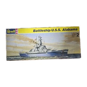 Revel 1/720 Scale USS Alabama Battleship Model Kit 0490 SEALED - Picture 1 of 3