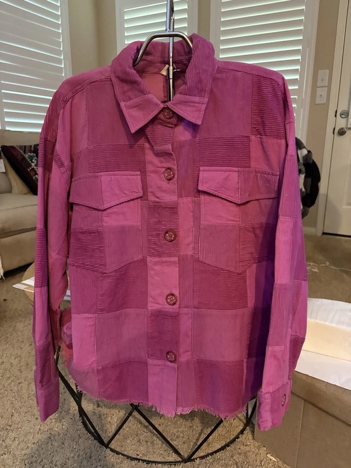 Chaqueta de Pana Ivy Jane Patchwork, X-Large, Nueva con Etiquetas Foto 1 de 1