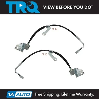 TRQ Front Brake Hose Fits 1997-1998 Ford Expedition 1997-2001 F-150 97-99 F-250 - Image 1 of 4