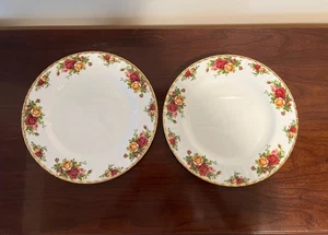 Royal Albert Old Country Roses 10 1/2 " Dinner Plates Set of 2 - Picture 1 of 4