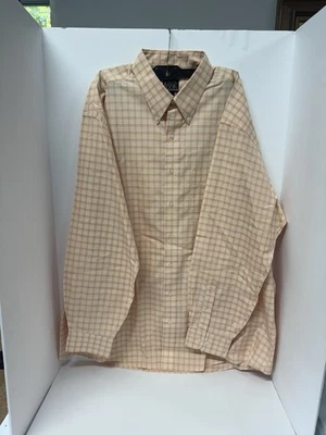 Jos. A. Camisa de Vestir Bank Manga Larga Talla XL - Colección Viajeros Melocotón Foto 1 de 4