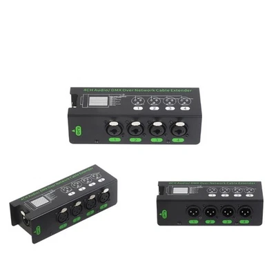 4Channel Male Female Sound Signal Extender Over RJ45 for Stage Performances - Image 1 of 4