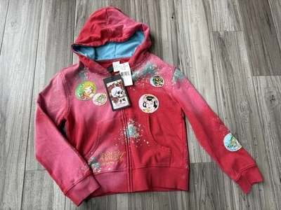Ed Hardy Girls Zip Up Hoodie. Size 8. NWT. - Image 1 of 2
