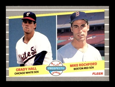 1989 Fleer #650 Grady Hall / Mike Rochford RC - Image 1 of 2