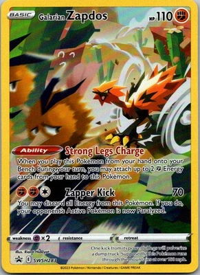 Galarian Zapdos SWSH283 SWSH: Sword & Shield Promo Cards Promo Holo NM - Image 1 of 2