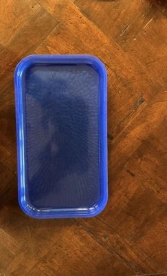 Bathroom Tray for Counter, Bathroom Vanity Tray, Resin Cobalt Blue 10x5.5 Nice! - Image 1 of 2