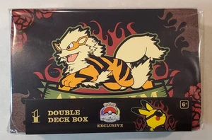 2025 Pokemon World Championship Anaheim Exclusive Arcanine Double Deck Box New - Picture 1 of 3